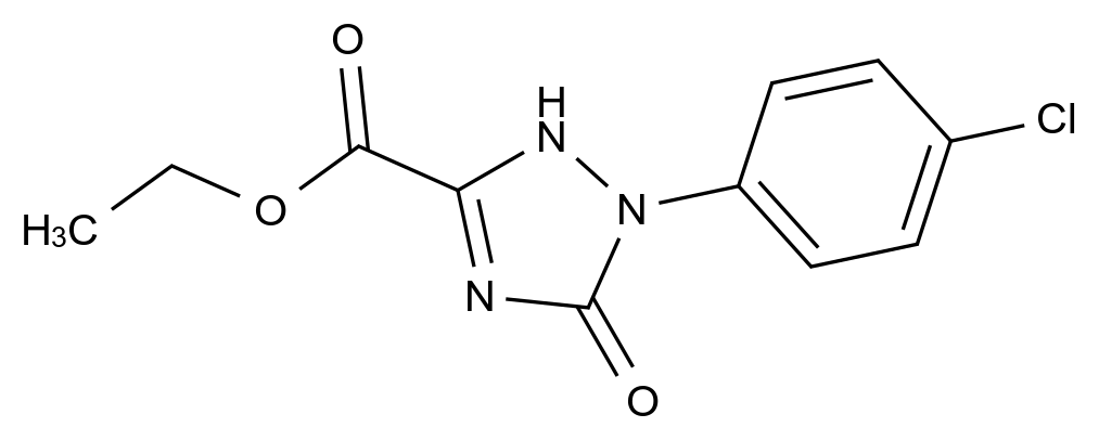 1000573-52-3_ethyl 1-(4-chlorophenyl)-5-oxo-4,5-dihydro-1H-1,2,4-triazole-3-carboxylate标准品